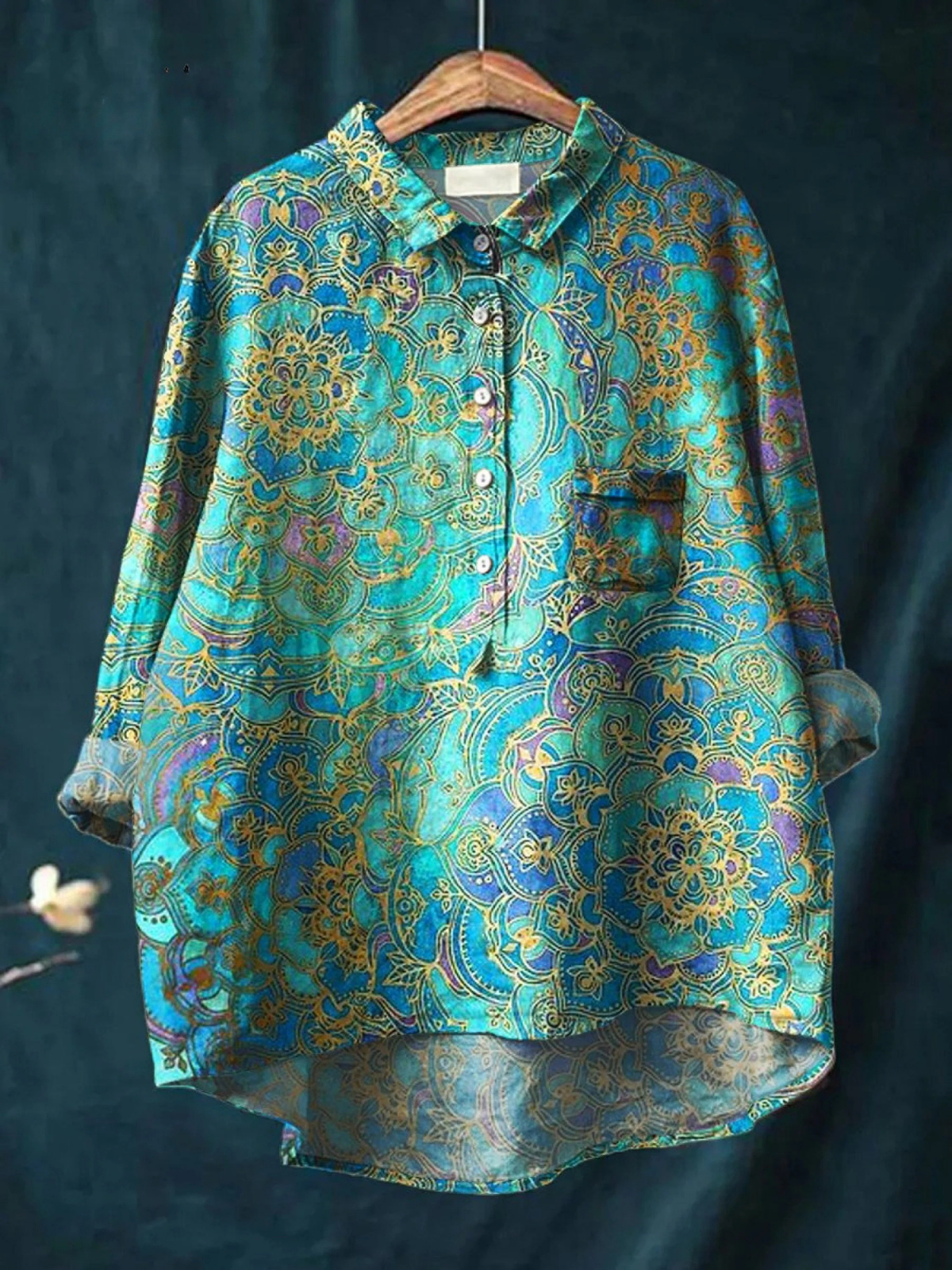Roslyn | Women's Retro Art Casual Shirt